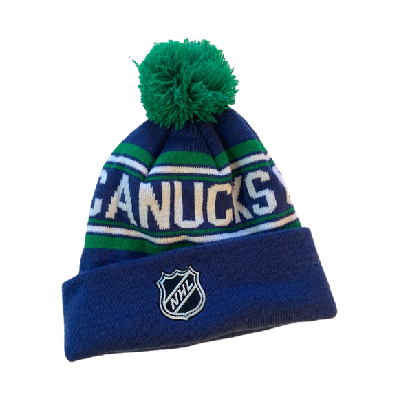 Vancouver Canucks Youth Pom Knit Toque 🥅 NHL official🥅 - Picture 2 of 4